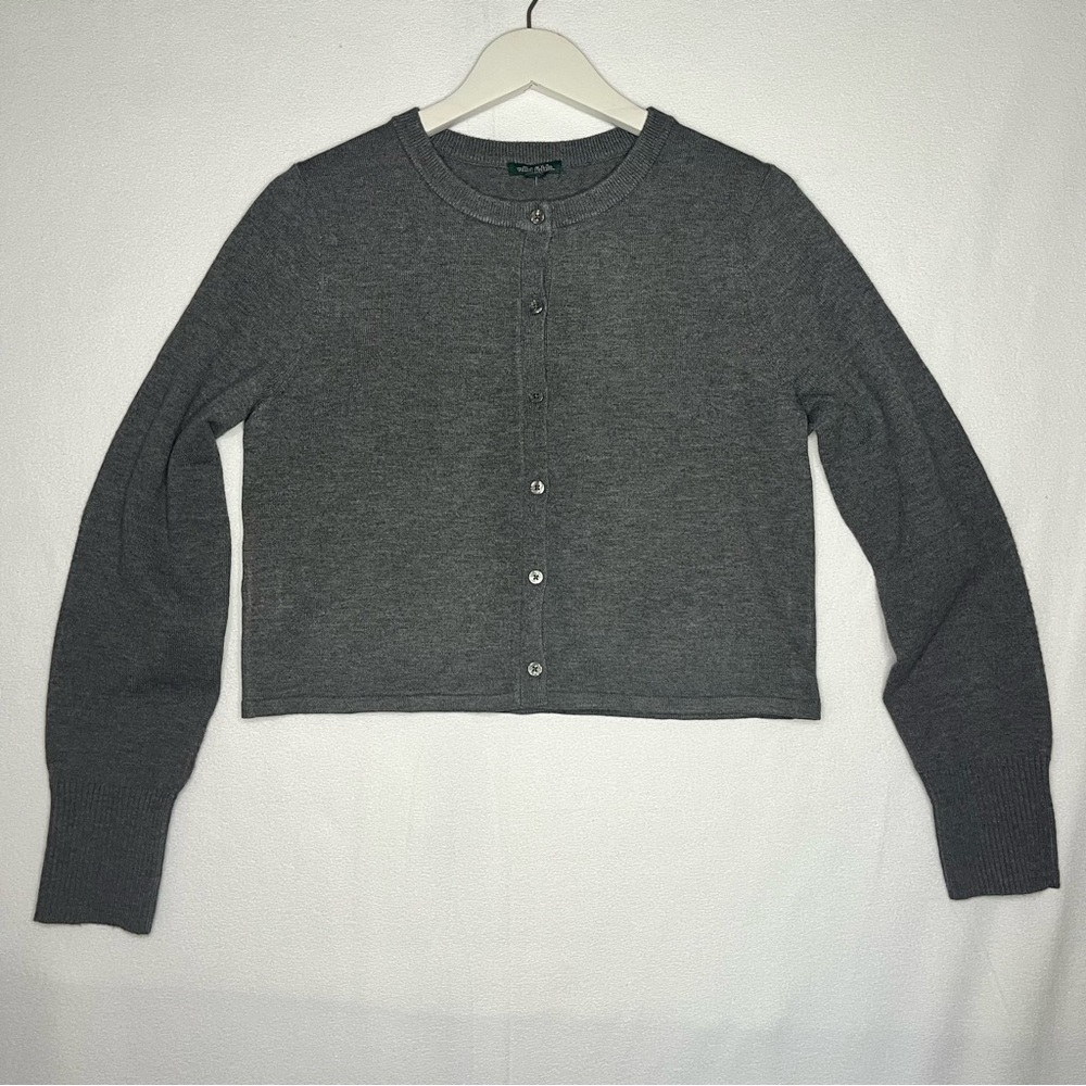 Wild Fable Women's Gray Lightweight Button-Down Cardigan Sweater Size Medium